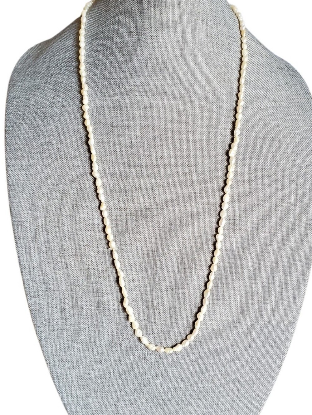 Vtg. Rice Pearls Necklaces - Picture 2 of 5
